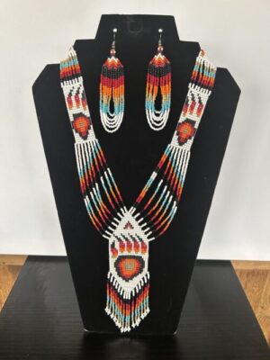 Bear Claw Necklace and Earring Set