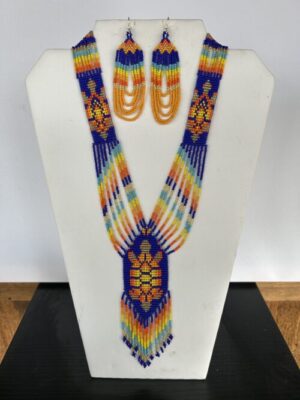 Turtle (Blue) Necklace and Earrings Set