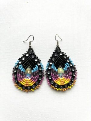 Black River Tear Drop Dancer Earrings