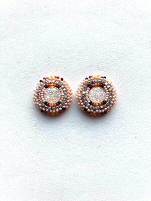 Pink Dancer Post Earrings