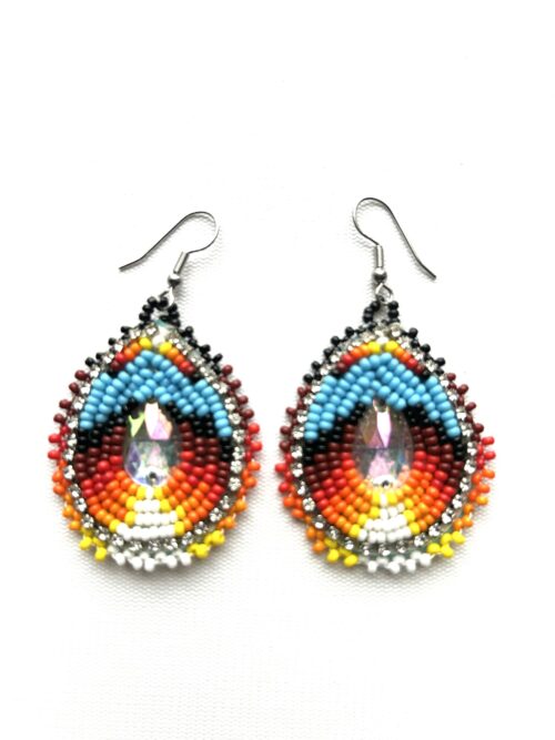 Rainbow Tear Drop Dancer Earrings