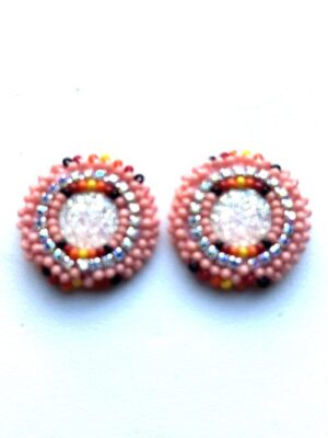 Salmon Dancer Post Earrings