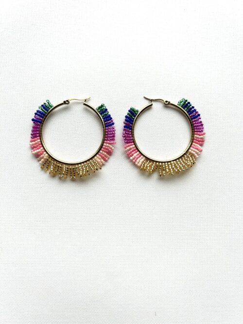 Fiesta Melody Hoop Earrings