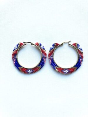 Patriot Unity Hoop Earrings