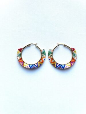 Rainbow Unity Hoop Earrings