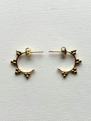 Gold Stars Post Earrings