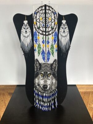 Eagle Necklace and Earrings Set