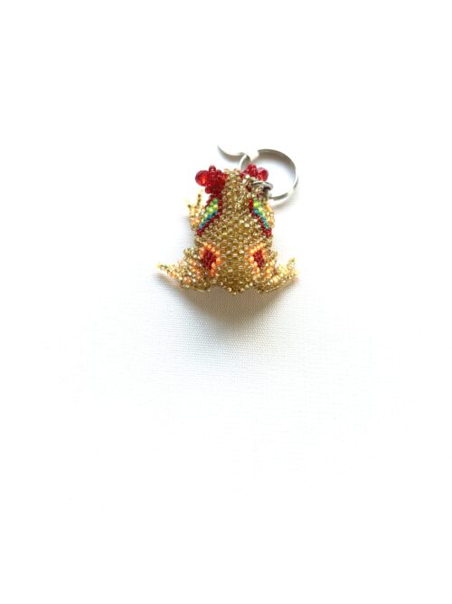 Amazon Gold Frog Key Chain - Image 2