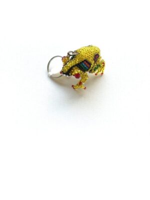 Amazon Yellow Frog Key Chain