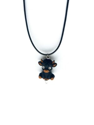 Child Black Buffalo Necklace