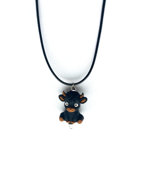 Child Black Buffalo Necklace