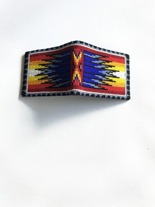 Cobalt Rainbow Wallet with Credit Card Slots - Image 2
