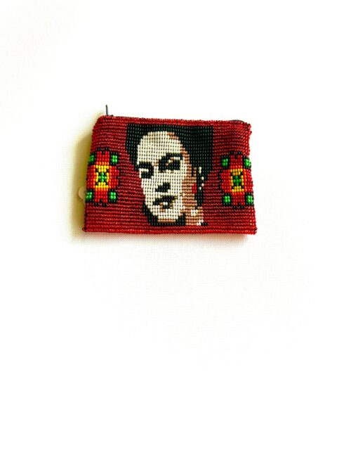 Fire Flower Face Coin Purse