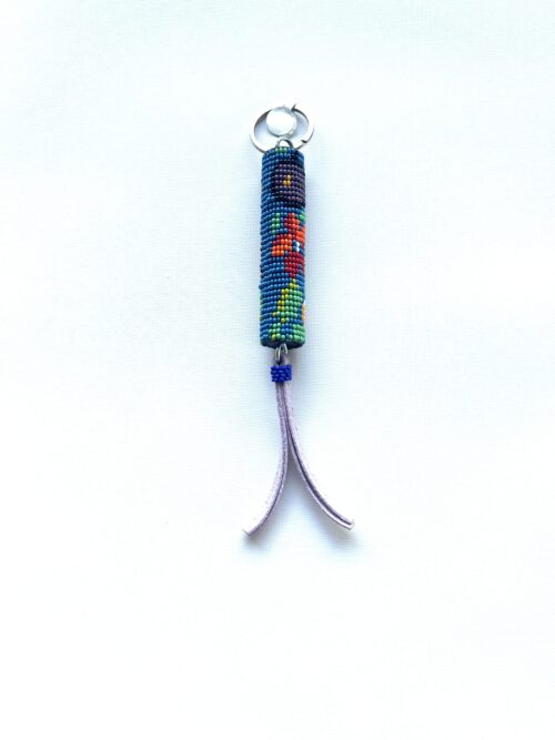 Flower Bird Tube Key Chain