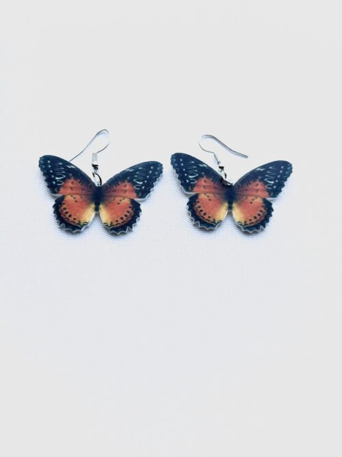 Sunset Butterfly Hook Earrings