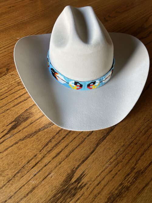 Medicine Wheel Feather Hatband
