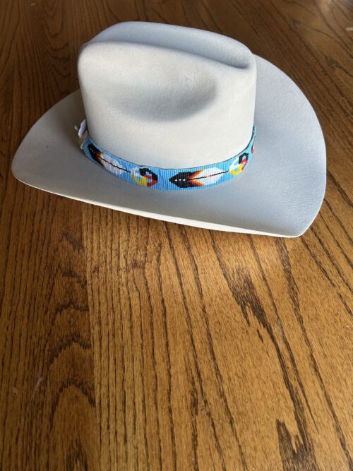 Medicine Wheel Feather Hatband - Image 2