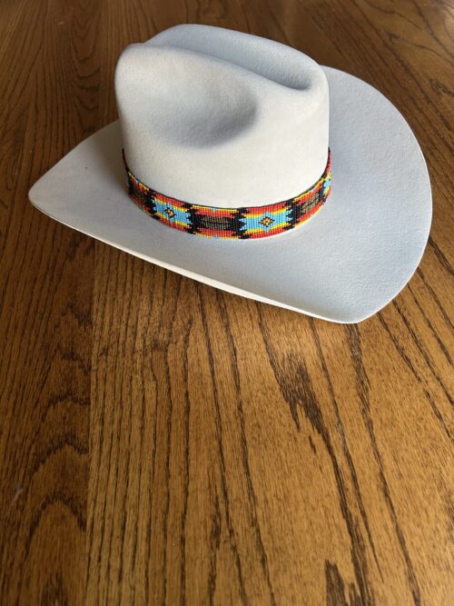 Orange Blue Whisper Hatband - Image 2