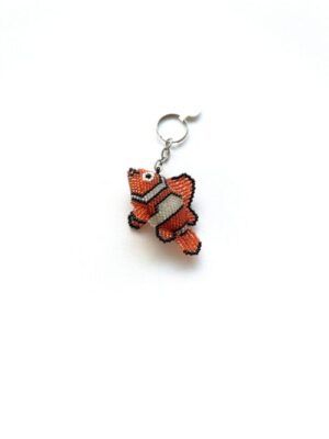 Orange Salmon Key Chain