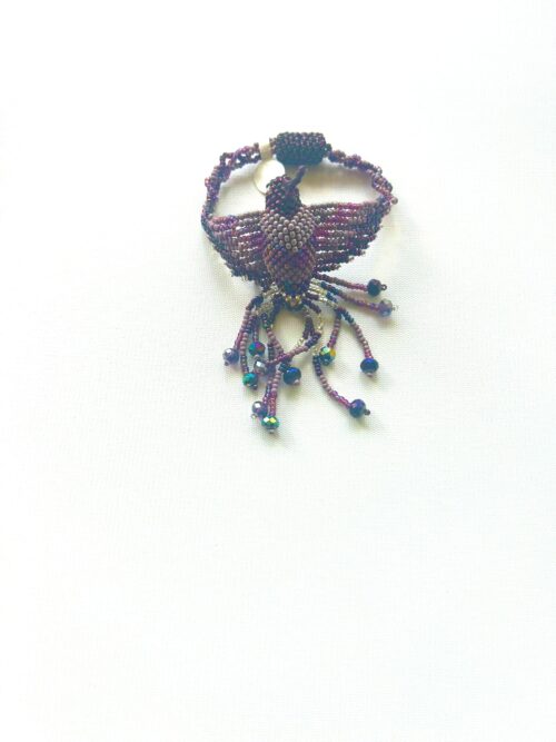 Purple Hummingbird Bracelet - Image 3