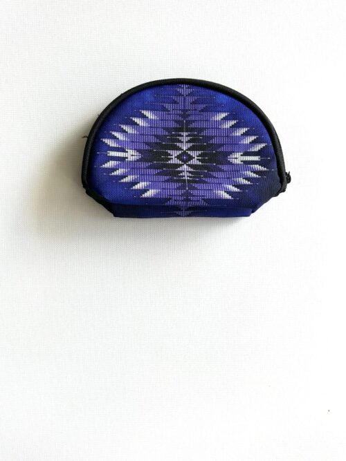 Purple Lavender Whisper Chevron Lined Coin Purse