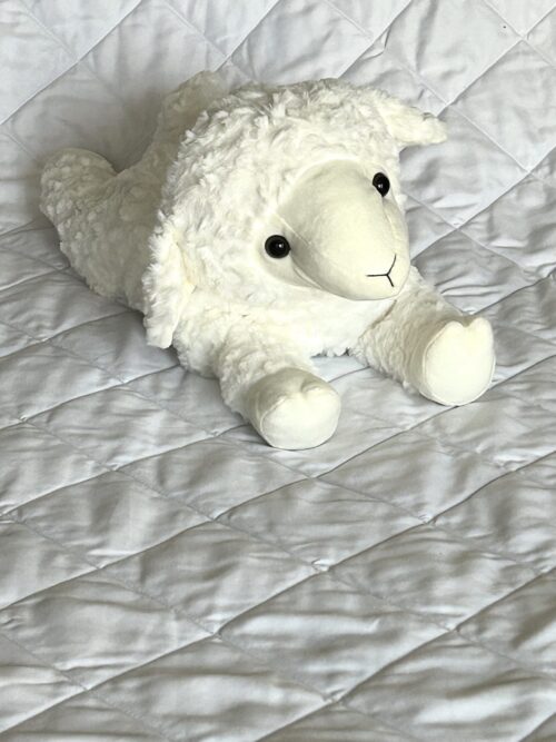 Sheep Toy with Storage Zipper in Chest