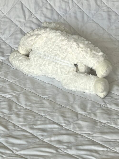Sheep Toy with Storage Zipper in Chest - Image 3