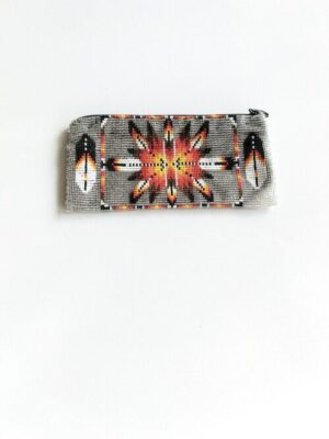 Silver Eight Pointed Star Long Purse