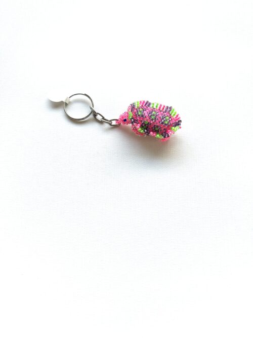 Small Pink Turtle Key Chain