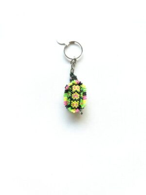 Small Yellow Pink Turtle Key Chain