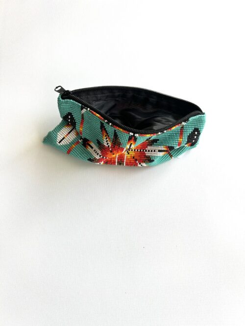 Turquoise Eight Pointed Star Long Purse - Image 2