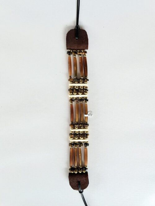 Antler Bone Brass 4 Tear Choker - Image 3