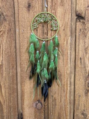 Aventurine and Carnelian Tree of Life Dreamcatcher