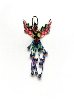 Black Head Diamond Wing Hummingbird Ornament