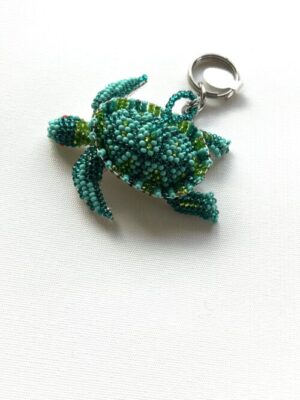 Blue Green Turtle Key Chain