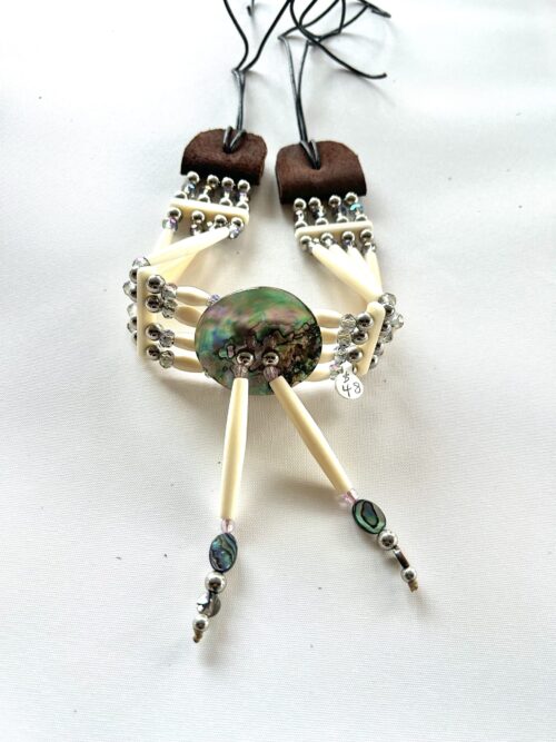 Bone Small Abalone Choker - Image 2
