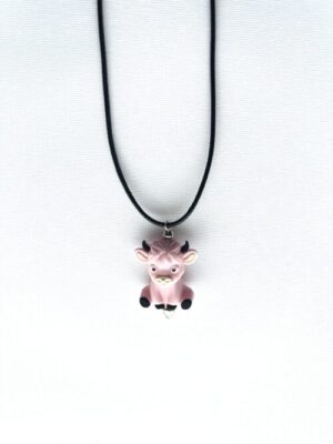 Child Pink Buffalo Necklace