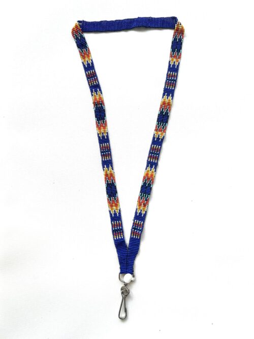 Cobalt Chevron Lanyard