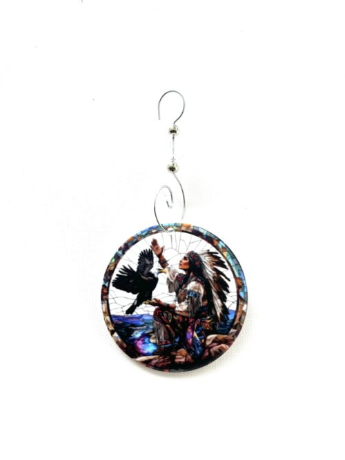 Eagle Heart Tree Ornament