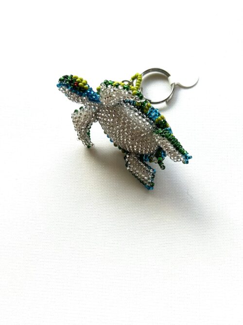 Green Teal Turtle Key Chain - Image 2
