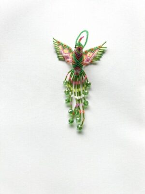 Green head Neon Diamond Hummingbird Ornament
