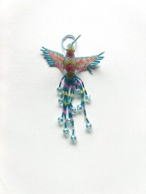 Light Blue Pastel Wing Hummingbird Ornament