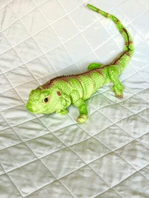 Light Green Iguana Toy