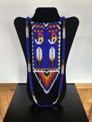 Medicine Wheel Cobalt Cell Phone Bag with Shoulder Strap