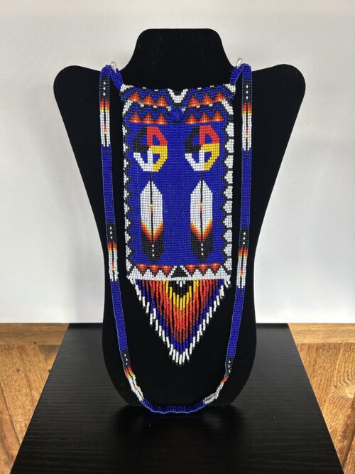 Medicine Wheel Cobalt Cell Phone Bag with Shoulder Strap