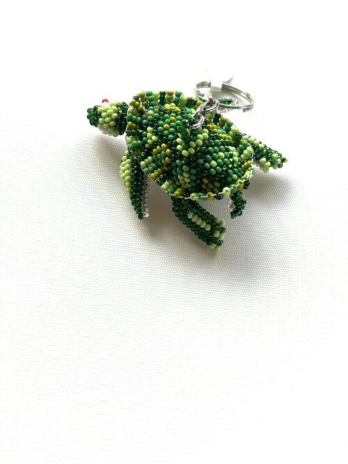 Mixed Green Turtle Key Chain