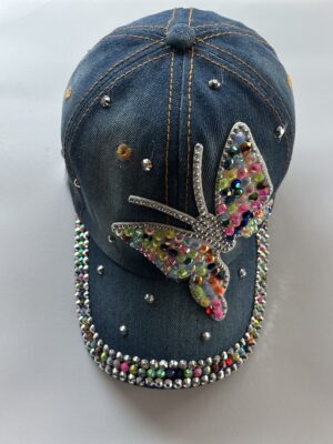 Pink Butterfly Cap