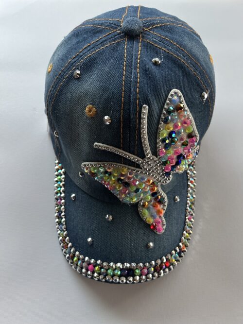 Pink Butterfly Cap