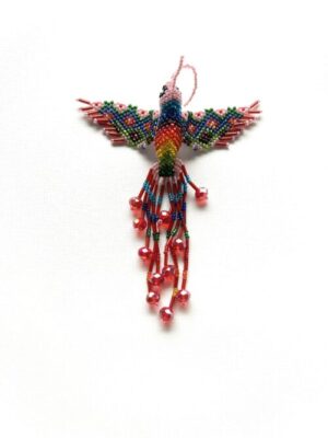 Pink head Diamond Wing Hummingbird Ornament