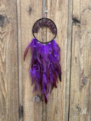Purple Lepidolite Tree of Life Dreamcatcher